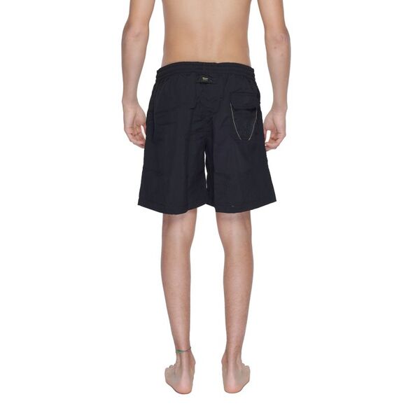Blauer Swim Trunks Graphic Print Men Black Swimwear - Picture 7 of 7